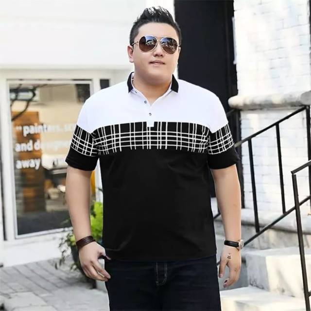 TOTOTAshop.Baju pria jumbo ANTHONY XXL-3XL.bahan baby unicon premium.lengan pendek