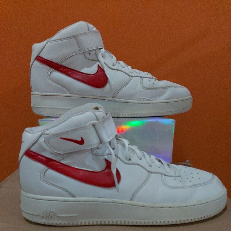 Nike AF 1 Mid sail University second size 43