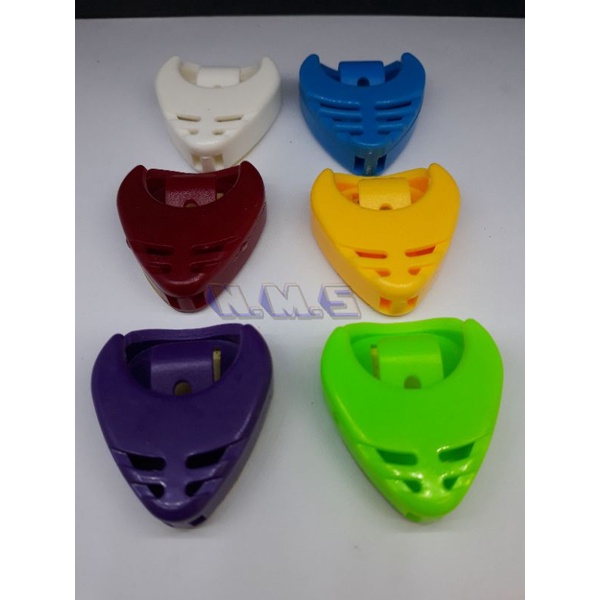 Holder Pick Tempat Pick Gitar Tempel Plastik Murah