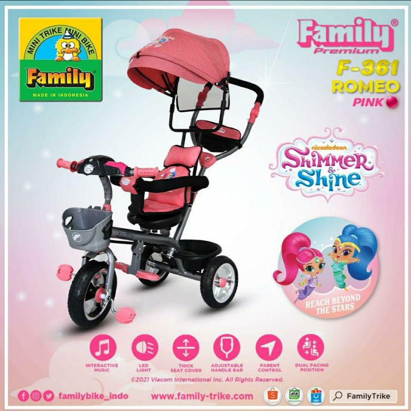 SEPEDA ANAK RODA 3 MERK FAMILY