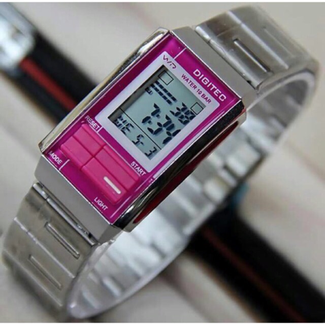 LAKU KERAS (4WARNA)JAM TANGAN NEW ORIGINAL DIGITEC DG3022 DIGITAL STAINLESS ANTI AIR