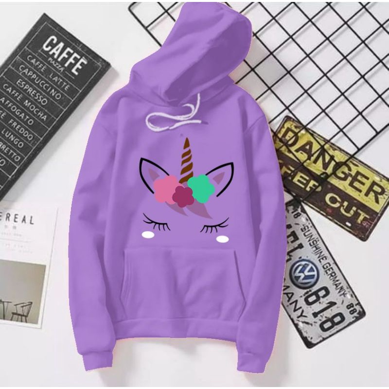 sweater Hoodie unicorn anak/umur 4-16 tahun/bisa COD