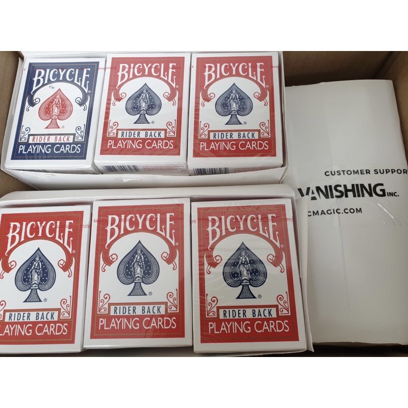 kartu remi bicycle card rider back original USA
