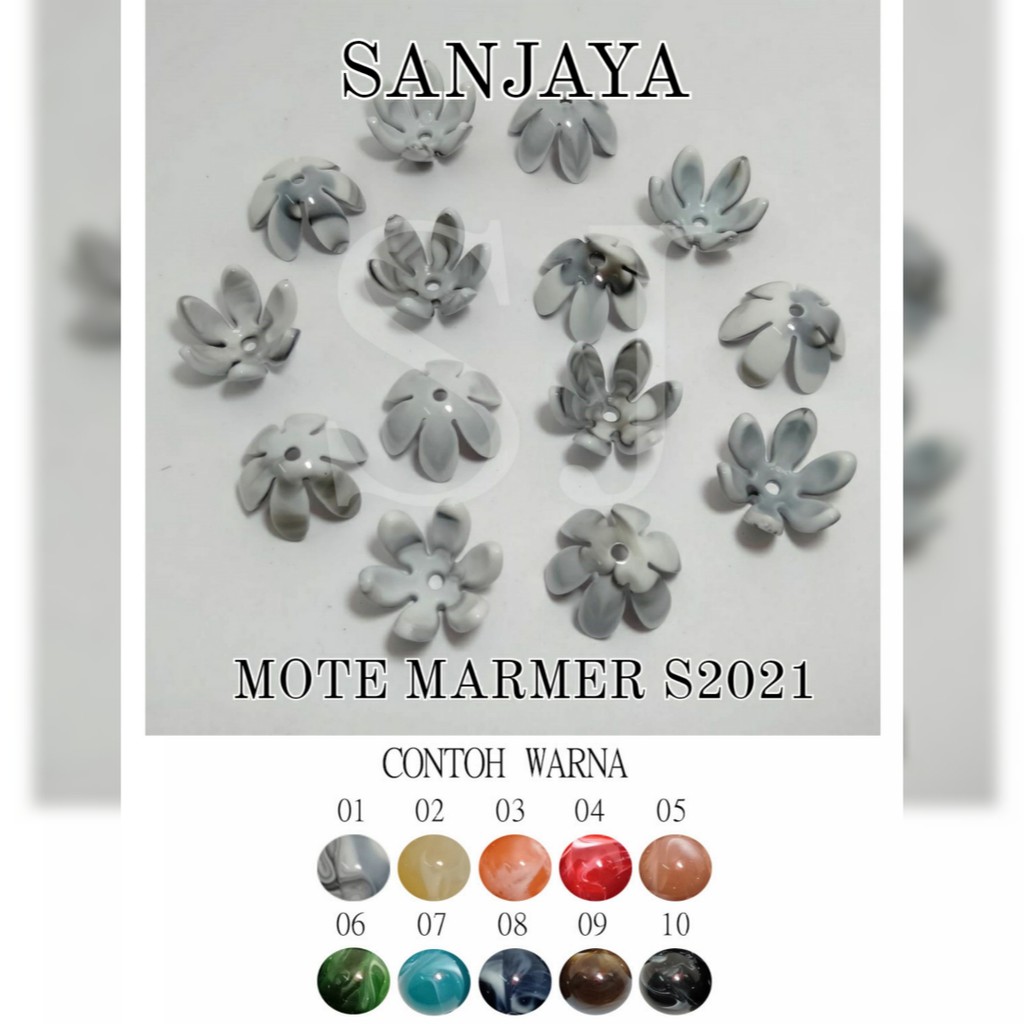 MOTE MARMER / MANIK MOTIF MARMER / MANIK CORAK MARMER BENTUK / MANIK MARMER BENTUK / MOTE MARMER S2021