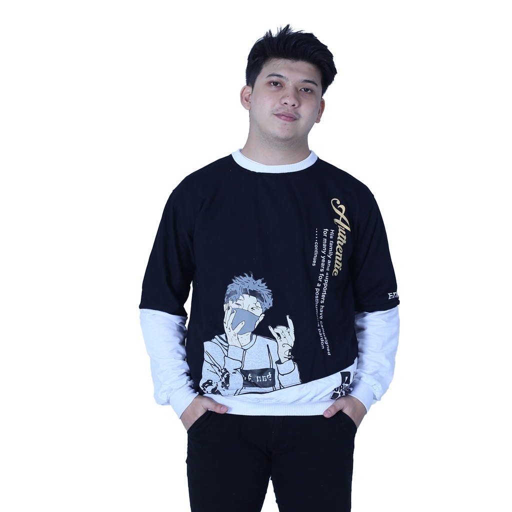 Pro.Coll - Authentic Crewneck Sweater - Sweater Unisex Kekinian