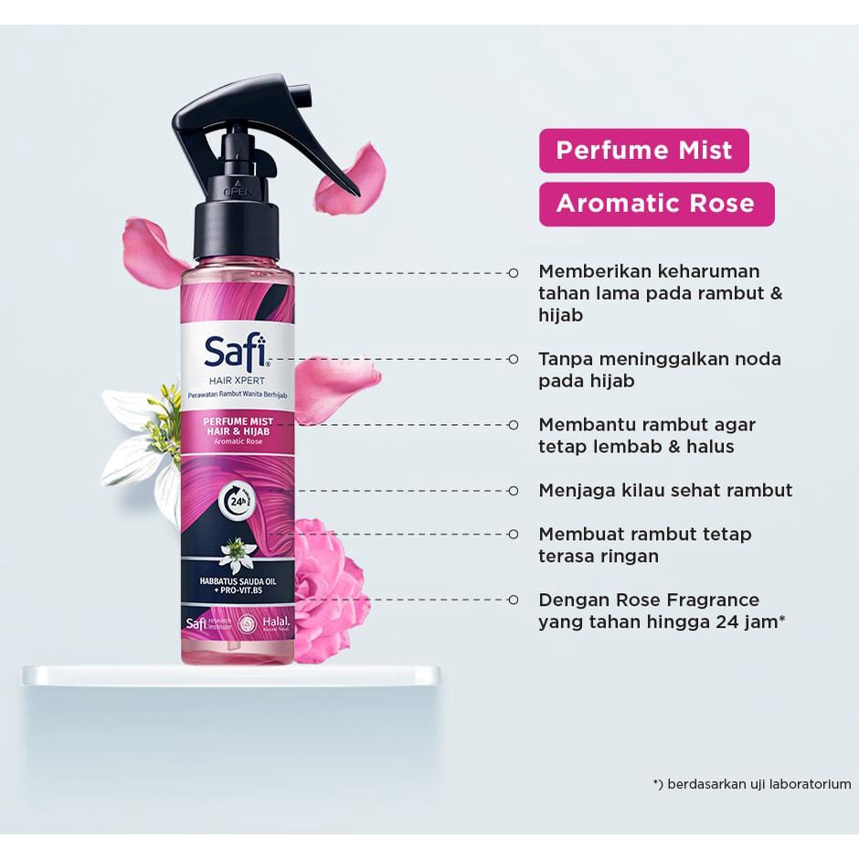 SAFI HAIR XPERT HIJAB&amp;HAIR PERFUME MIST AROMATIC LAVENDER/ROSE 100ML