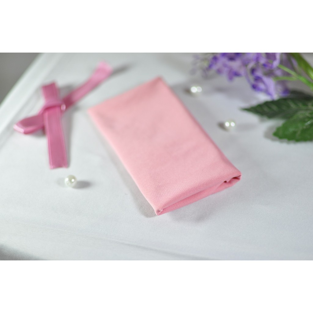 Jilbab ZHADIAH L Hijab Kerudung Bergo Tali Instan Terbaru Khimar Spandek Non Pad Murah-Dusty Pink