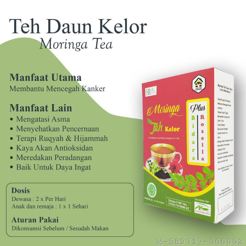 

teh daun kelor moringa tea