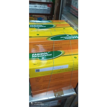 fasidol paracetamol per box