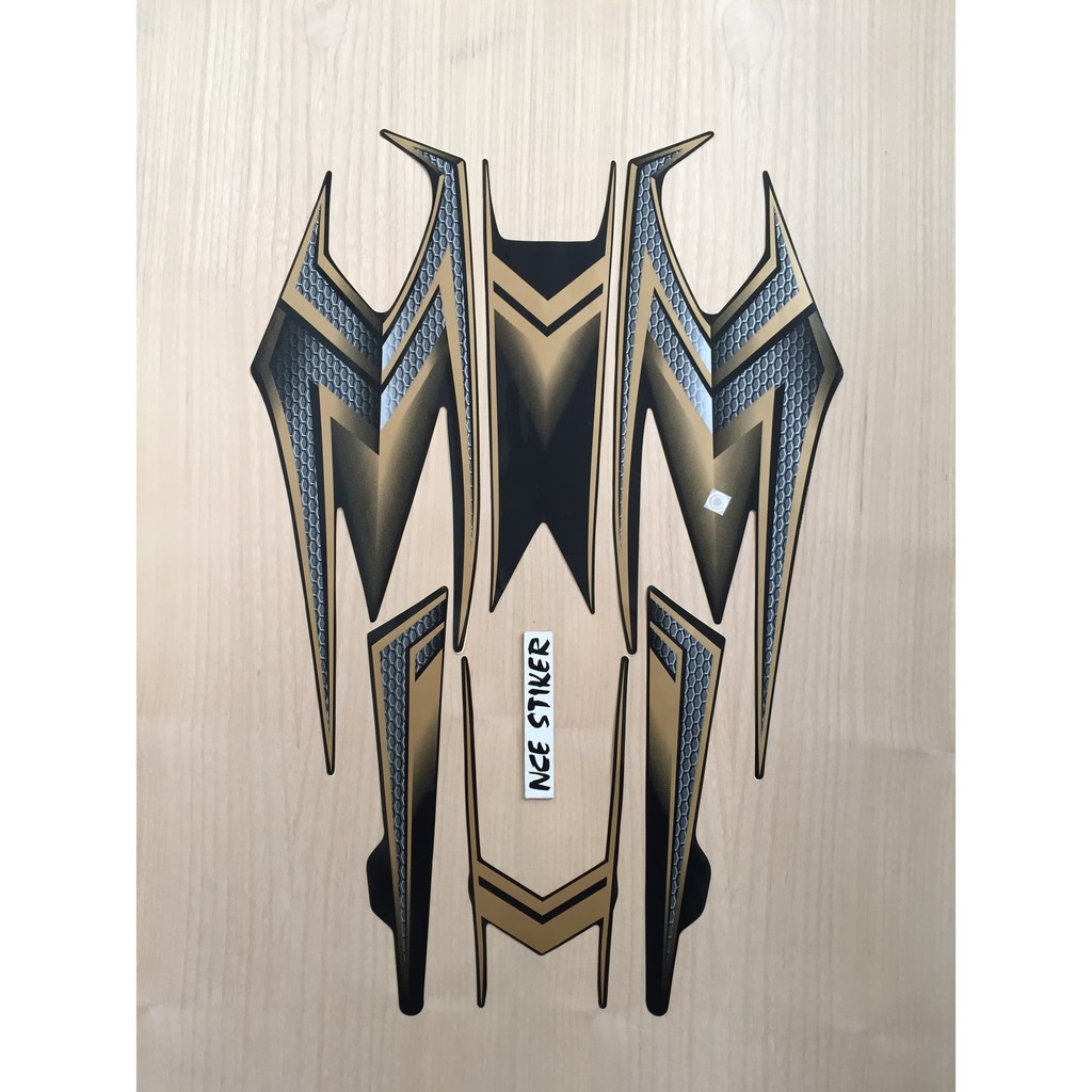 Jual Stiker striping RX King 2004 spesial gold spesial edition SL1970