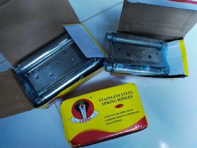 Engsel Per Double 3 4 5 Stainless Cobra Engsel Koboi 75 100 125mm Engsel Veer Ss 3 4 5 In Dim