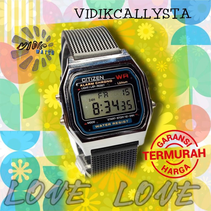 MURAH JAM TANGAN WANITA DIGITAL VINTAGE SPORTY