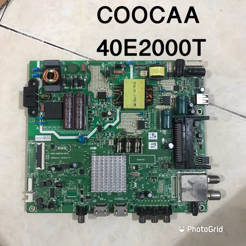 COOCAA 40E2000T MAINBOARD TV LED