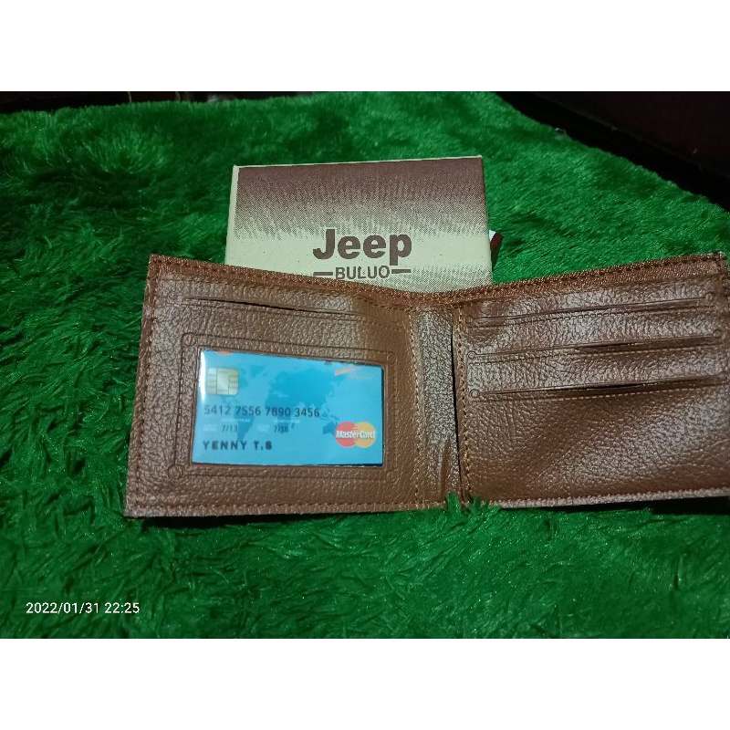 Dompet Pria Leather Case 1kg Muat 20pcs Banyak Slot Kartu Fashion cowok Harga grosir