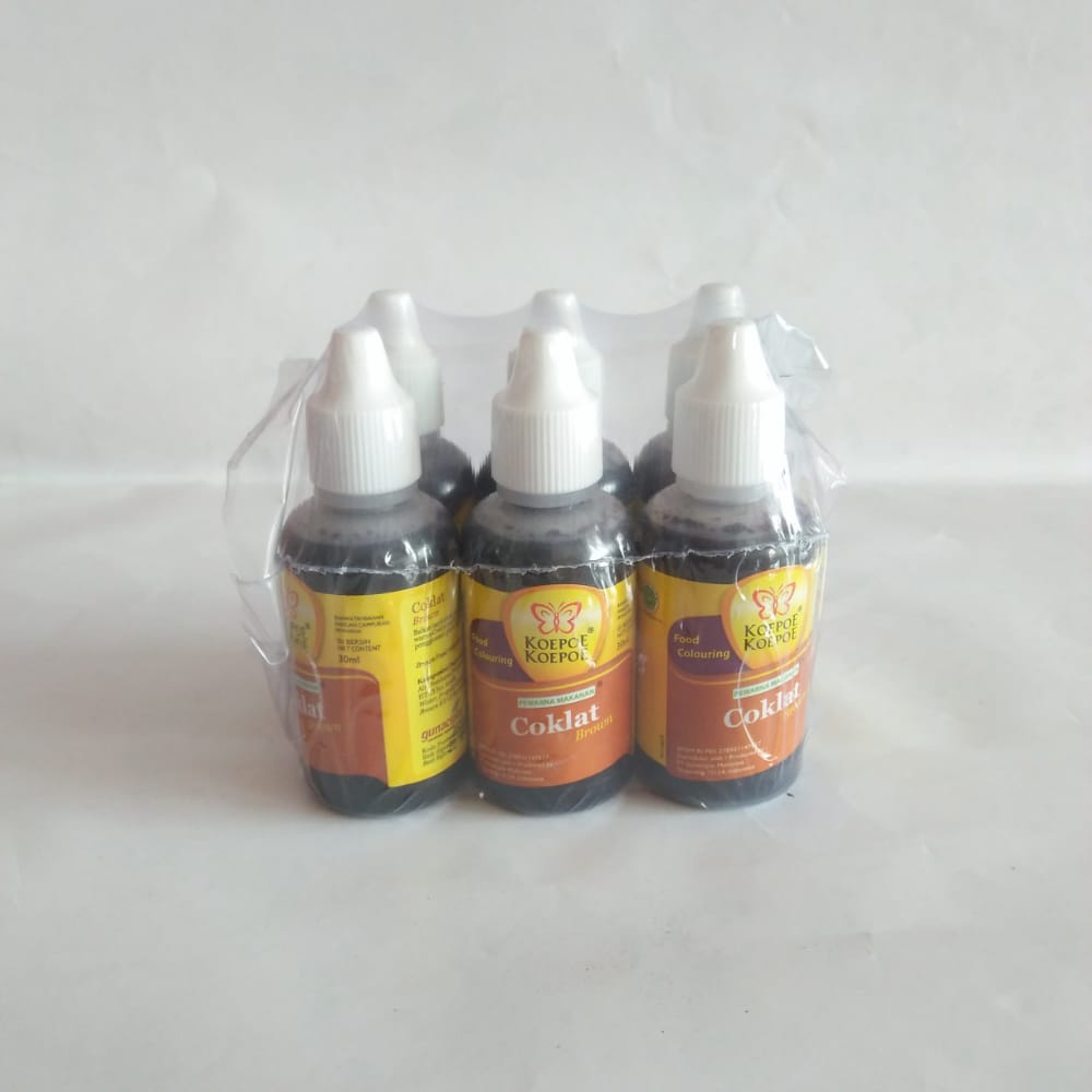 

Pewarna Koepoe Koepoe Coklat 1 Pack Isi 6 Pcs