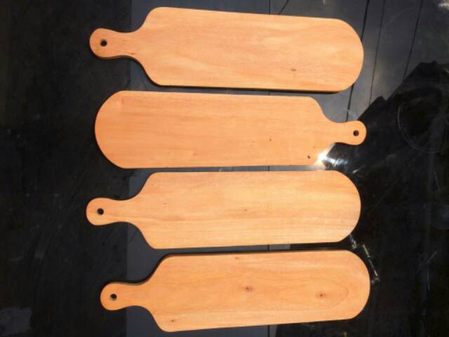 Talenan 50 x 13cm Talenan Kayu Papan Panjang Wooden Cutting Board