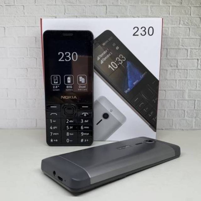 NOKIA 230 BAHASA INDONESIA DUAL SIM NEW FULLSET HP MURAH