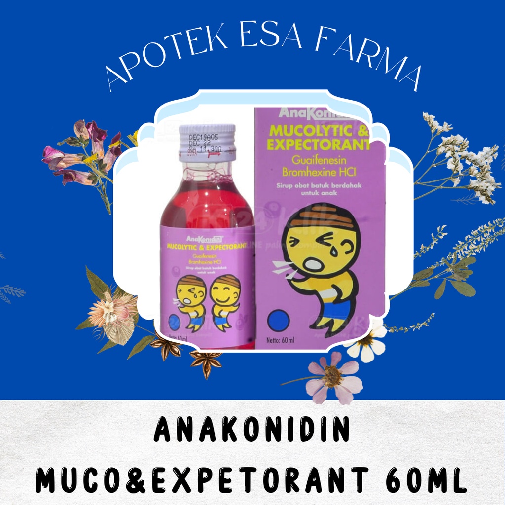 

ANAKONIDIN MUCO&EXPETORANT SIRUP 60ML