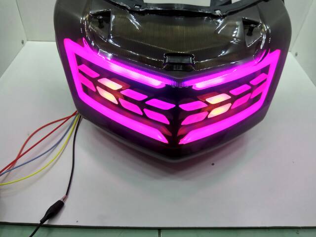 STOPLAMP NMAX BIRU SEN RUNNING FLASH