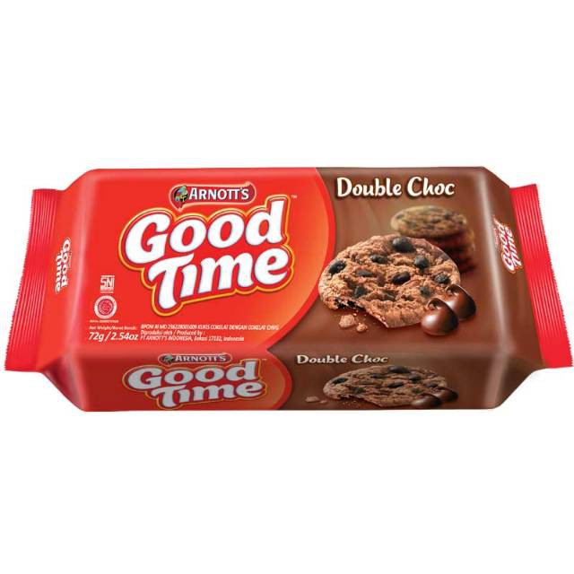 

Good Time Cookies Double Chocolate 72g - bloramart