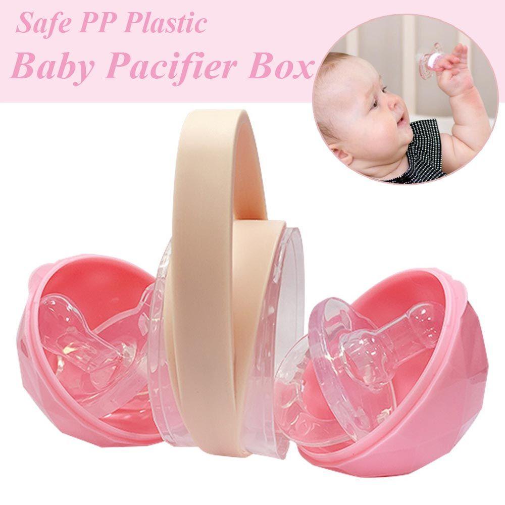 Needway   Kotak Dot Bayi Portabel Outdoor Baby Shower Hadiah Tahan Debu Nipple Holder Case Tempat Penyimpanan Makanan Ringan