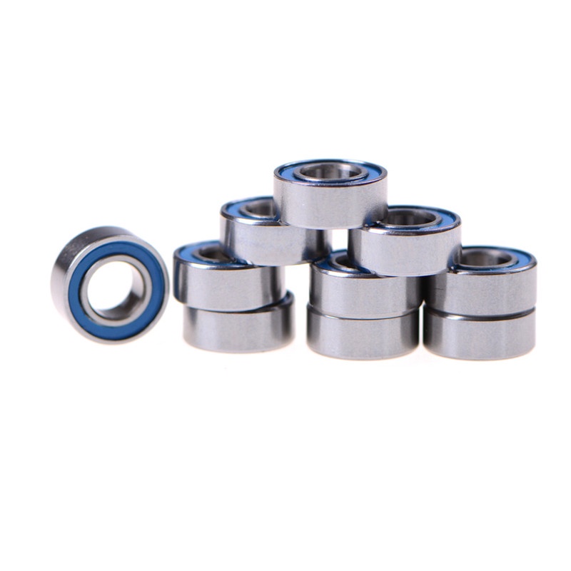 (Happy) 10pcs Mr105-2Rs Miniatur Bearing Segel Karet Ukuran 5x10 X 4mm