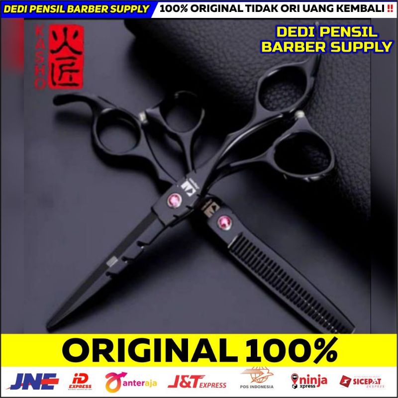 

Gunting Rambut Kasho Set 6 Inchi Gunting Cukur Barbershop Pangkas Rambut Salon