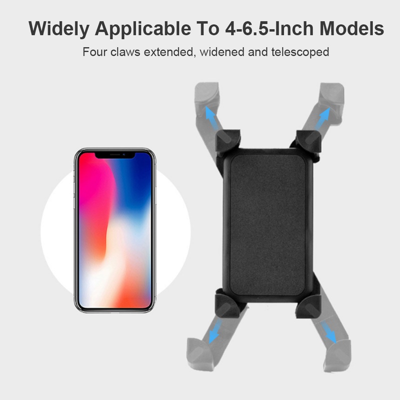 Bracket Dudukan Handphone Universal Rotasi 360 Derajat Adjustable Untuk Setang Sepeda