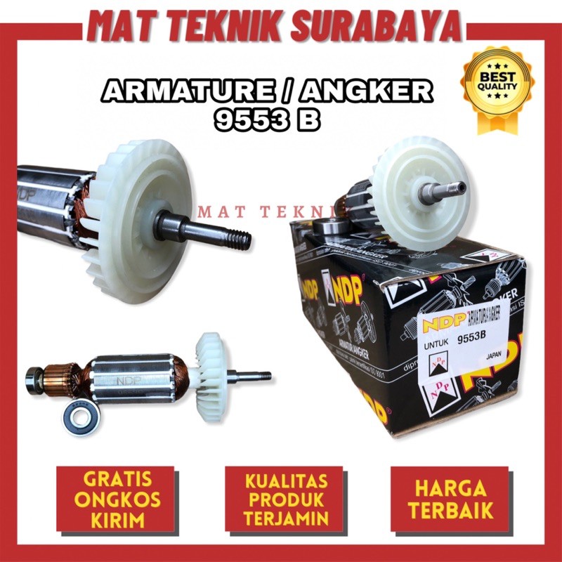 Armature / Angker / Rotor NDP Untuk Mesin Gerinda Makita