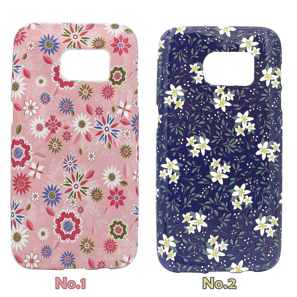 Soft Case Fancy Samsung Galaxy S7 G930 Aru Original Motif Bunga