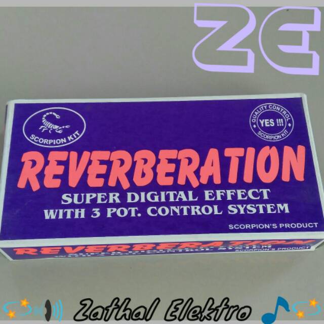 Super Digital Reverb 3P 3 IC Reveberation