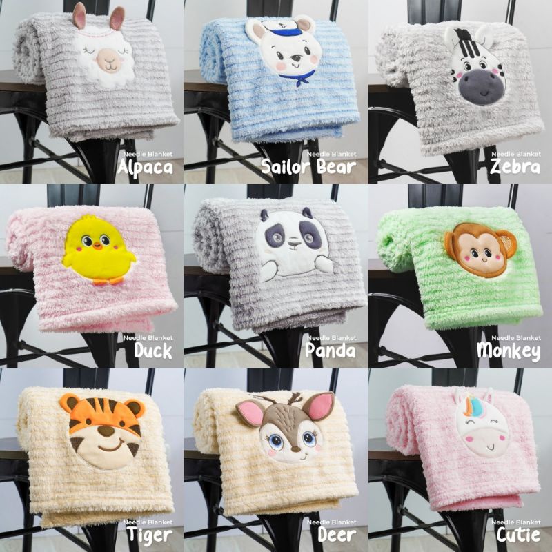 Selimut Bayi Bulu Needle Blanket Kintakun