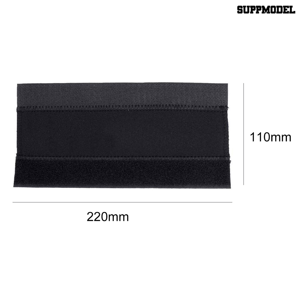 Cover Pelindung Rantai Sepeda Anti Gores Bahan Kain Neoprene Warna Hitam