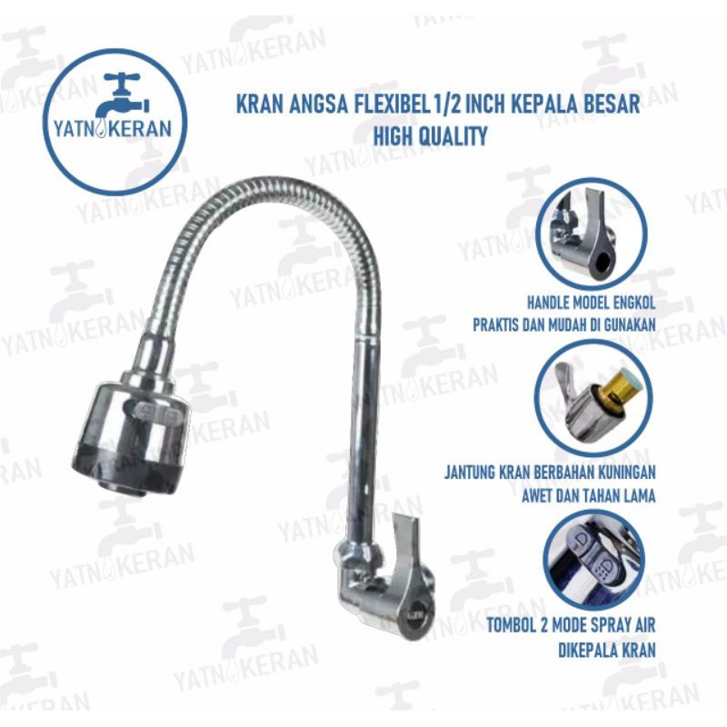 kran angsa fleksibel kran angsa cuci piring