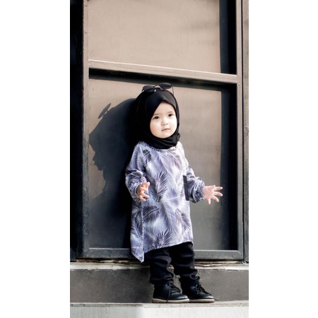 SET TUNIK + CELANA FREE PASMINA INSTANS SETELAN ANAK AZZAHRA SETELAN KATUN RAYON PREMIUM