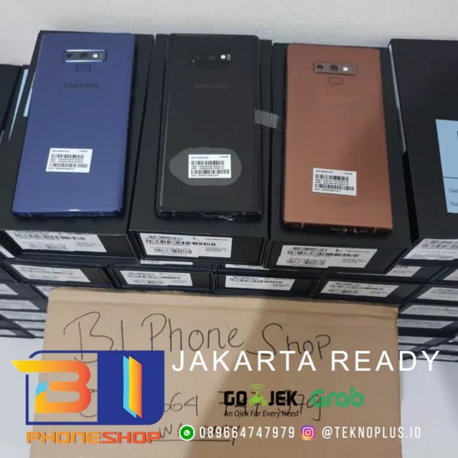 Samsung Note 9 128GB dan 512GB Dual Sim Fullset Original Second Mulus