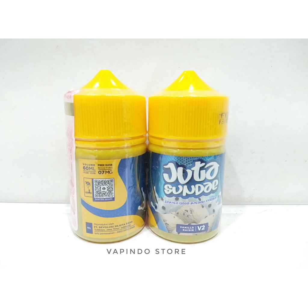 NIC 7MG V2 JUTA SUNDAE V2 VANILLA RAISIN 60ML BY RSR BREW LIQUID