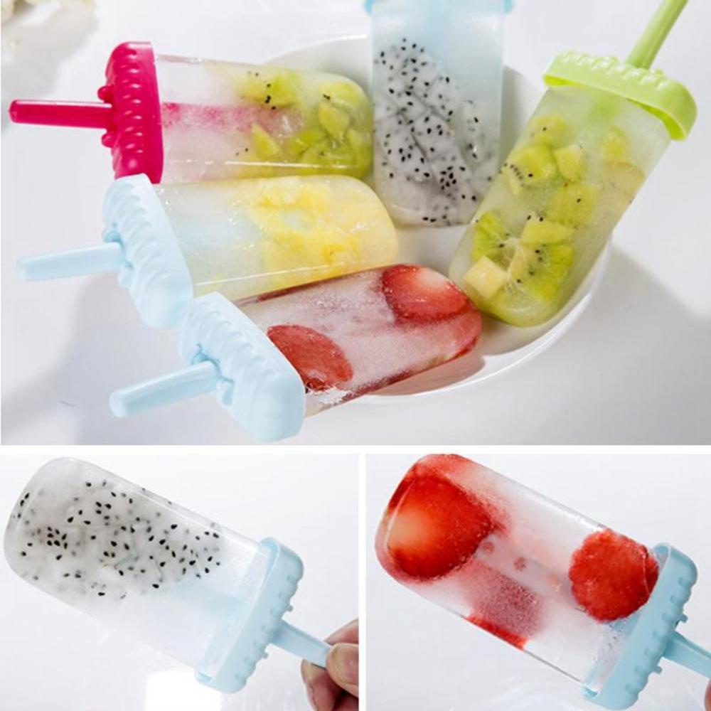 [Elegan] Cetakan Es Loli Ramah Lingkungan Stocked Reusable Yogurt with Popsicle Stick Cetakan Es Pop