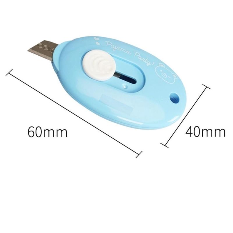 Cutter Mini Portable Oval Mini Cutter Untuk berbagai keperluan. Portable, praktis &amp; mudah dipakai. tersedia dalam berbagai warna pilihan.