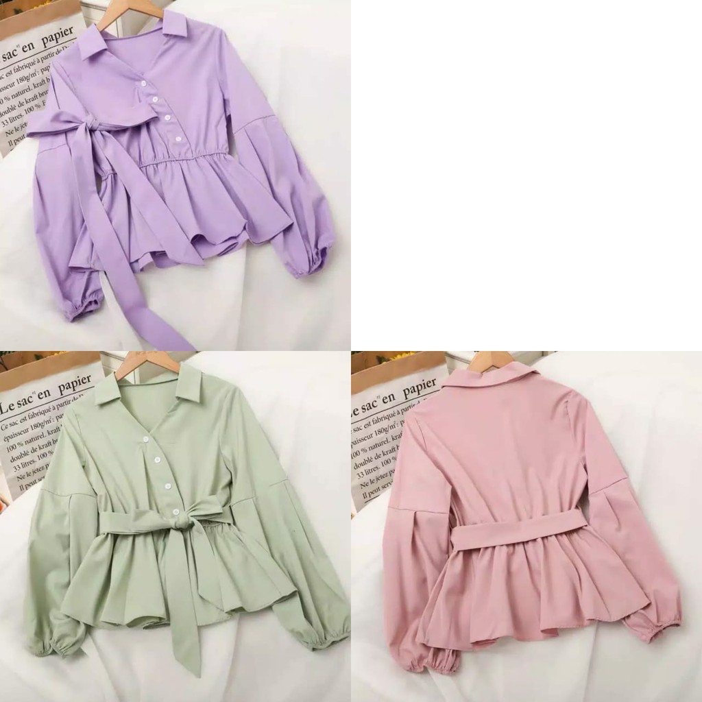 DISKON BELINDA TOP - atasan murah / blouse murah / atasan wanita / blouse wanita / atasan cantik