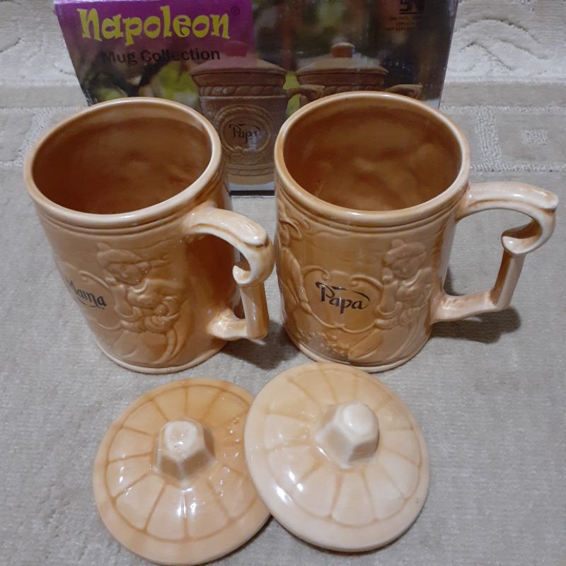 MUG PAPA MAMA KERAMIK SET 2