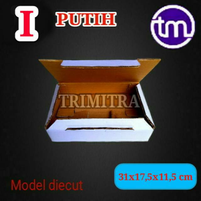 

KOTAK TIPE I PUTIH KARDUS KARTON BOX PACKING CORRUGATED BARU POLOS
