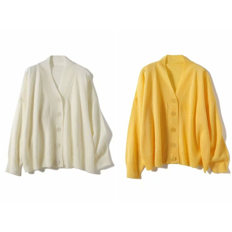 [baju wanita korea]  Cardigan Kardigan Jaket Jacket Rajut Wanita Korea Import