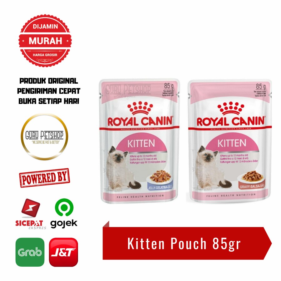 Royal Canin Kitten Pouch 85gr Kitten Instinctive Wet Catfood Sachet