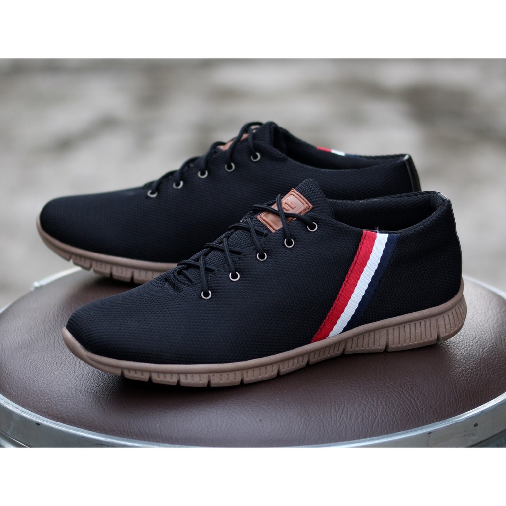 Cuci Gudang Dr Kevin Men Casual Shoes Slip On 13252 Black Tan Slip On