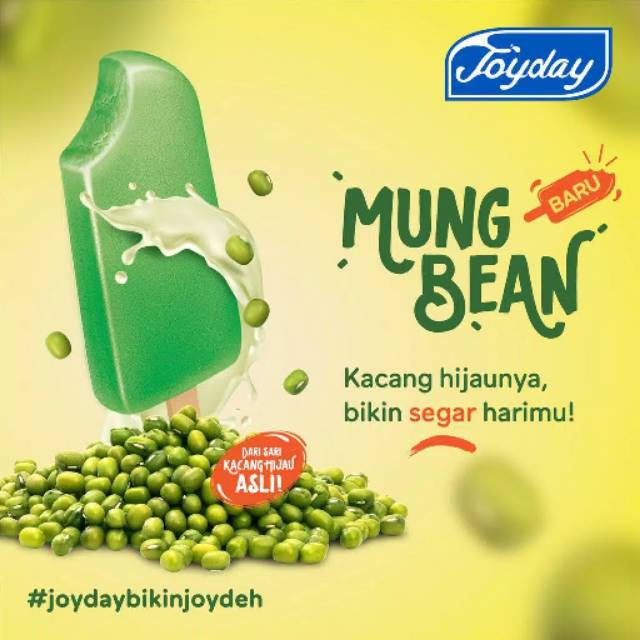 

JOYDAY Ice Cream Mung Bean (1 karton = 50 pcs)