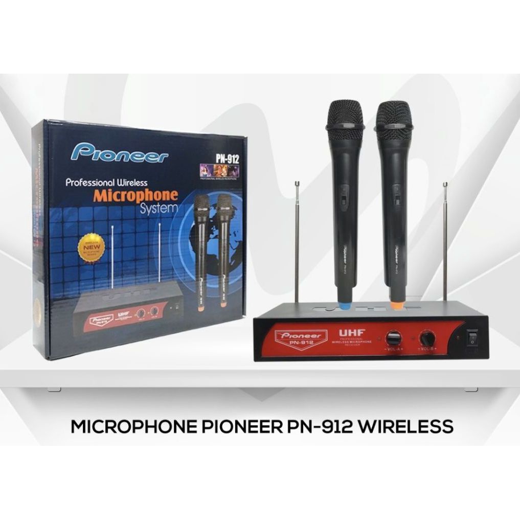 Mic wireless PIONEER PN912 2bh mic BERKUALITAS MURAH