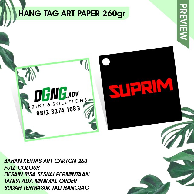 

HANG TAG FULL COLOUR KERTAS TEBAL 260gr