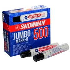 

Spidol Snowman PERMANENT Marker Hitam Urband Mas