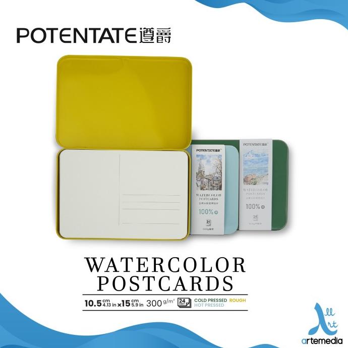 

Kertas Cat Air Potentate Cotton Postcard Watercolor Paper Metal Box